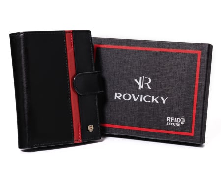 Portfele i spinki na banknoty - Portofel barbati din piele naturala Rovicky PTR-N62L-RVTP-3067