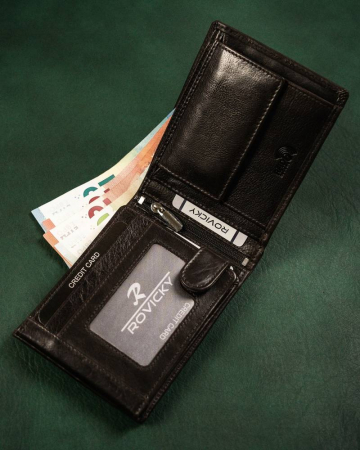 Portofel barbati din piele naturala Rovicky PTR-N992-CMC [4]