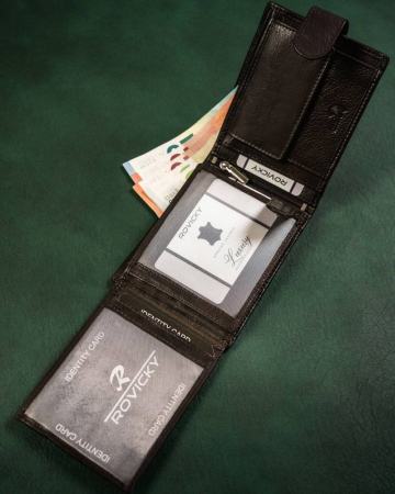 Portofel barbati din piele naturala Rovicky PTR-N992L-CMC [7]