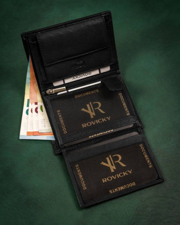 Portofel barbati din piele naturala Rovicky PTR-R-N4-GAT-8908 B+B [5]