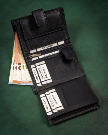 Portofel barbati din piele naturala Rovicky PTR-R-N4L-GAT-8939 N+R [6]