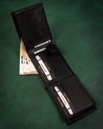 Portofel barbati din piele naturala Rovicky PTR-R-N992-GAT-8946 [5]
