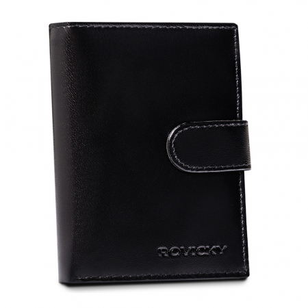 Portofele Barbati - Portofel barbati din piele naturala Rovicky PTR-R-RM-10L-GCL-1827 BL