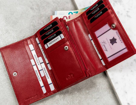 Portofel dama din piele naturala Cavaldi PTR-RD-22-GCL-0900 [9]