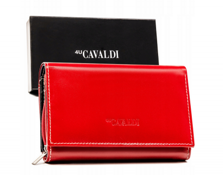 Portofel dama din piele naturala Cavaldi PTR-RD-22-GCL-6158 RE-M2 [1]