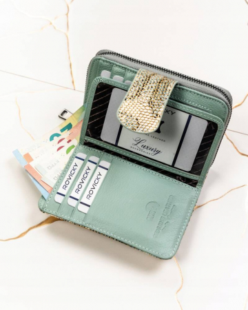 Portofel dama din piele naturala Lorenti PTR-76115-SK-3719 [4]