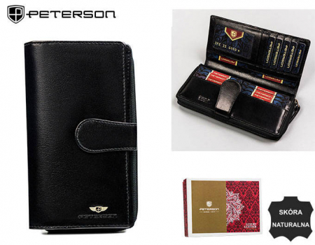 Portofel dama din piele naturala Peterson PTR-PTN 2519-BO-6723 [9]