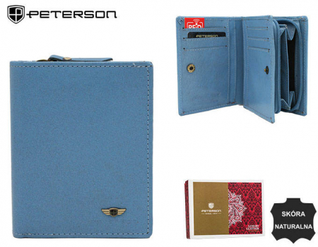 Portofel dama din piele naturala Peterson PTR-PTN 2549-BO-7994 [10]