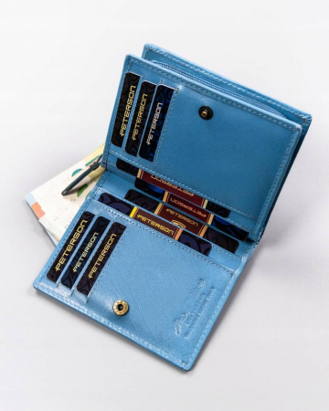 Portofel dama din piele naturala Peterson PTR-PTN 2549-BO-7994 [6]