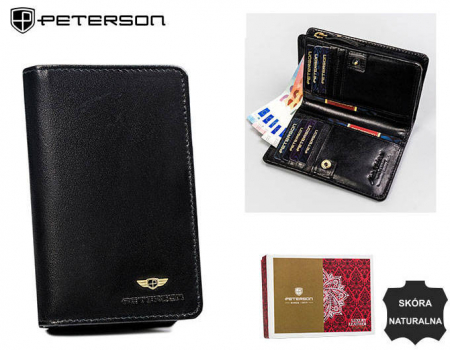 Portofel dama din piele naturala Peterson PTR-PTN 2550-BO-6747 [9]