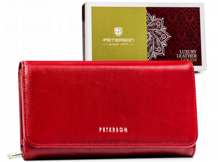Portofele Dama - Portofel dama din piele naturala Peterson PTR-PTN 421077-SG