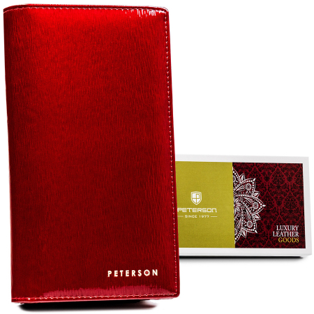 Portfele damskie - Portofel dama din piele naturala Peterson PTR-PTN 421431-SH