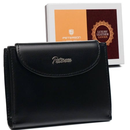 Portofele Dama - Portofel dama din piele naturala Peterson PTR-PTN RD-357-GCL-M-407
