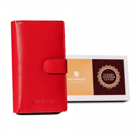 Portofele Dama - Portofel dama din piele naturala Peterson PTR-PTN RD-42-GCL