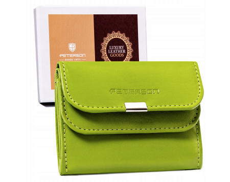 Portofele Dama - Portofel dama din piele naturala Peterson PTR-PTN RD-GC02-MCL-4406