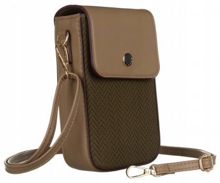 Genti Dama - Poșetă mini din piele ecologică - Peterson PTR-PTN M-14-7990 BE