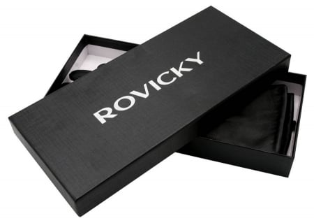 Mănuși cusute din piele de oaie pentru bărbați cu manșetă - Rovicky PTR-R-RMS-04-O-XL CZ [12]