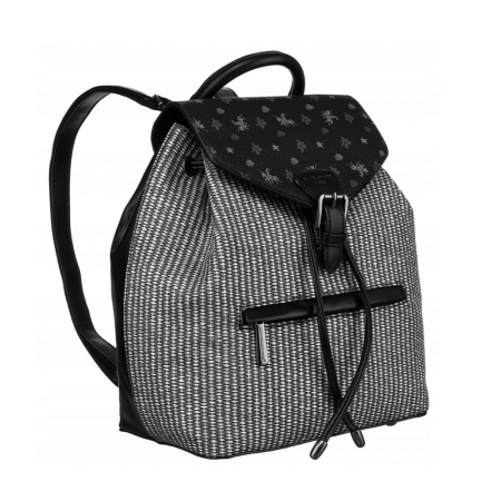 Preferintele clientilor - Genti si Rucsacuri ❤️ - Rucsac elegant de dama din piele ecologica - David Jones PTR-6875-3 BL