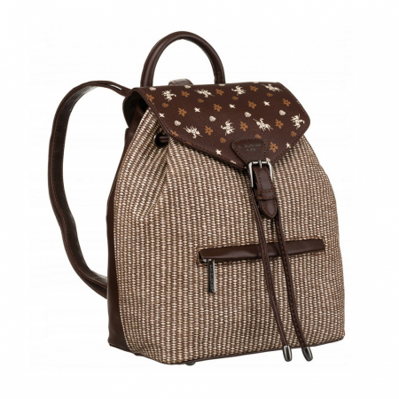 Preferintele clientilor - Genti si Rucsacuri ❤️ - Rucsac elegant de dama din piele ecologica - David Jones PTR-6875-3 BRO