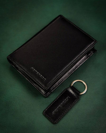 Set cadou pentru barbati , portofel si breloc din piele naturala Peterson PTR-PTN SET-M-N4-KCS [5]