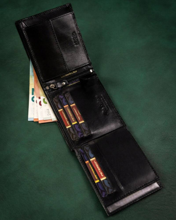 Set cadou portofel din piele pentru bărbați și breloc - Peterson PTR-PTN SET-M-N992-KCS B [9]