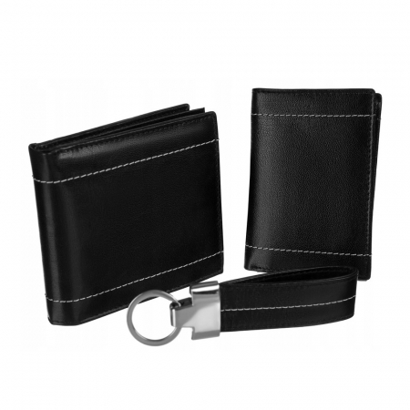 Seturi Cadou - Set portofel + portcard + breloc Cavaldi PTR-ZECAV-03