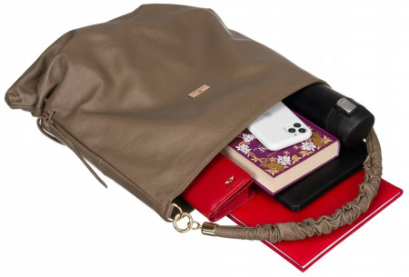 Geanta dama din piele naturala — Peterson PTR-PTN TWP-011 BEIGE [6]