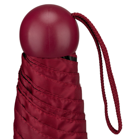 Składany mini parasol podróżny w czerwonym kolorze - Peterson [7]