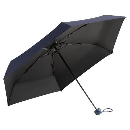 Home & Garden  - Składany mini parasol podróżny w granatowym kolorze - Peterson