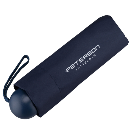 Składany mini parasol podróżny w granatowym kolorze - Peterson [6]