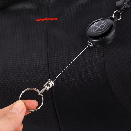 Skórzany brelok do kluczy w kształcie serca— Peterson [11]