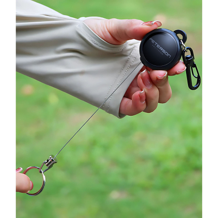 Skórzany brelok do kluczy w kształcie serca— Peterson [3]