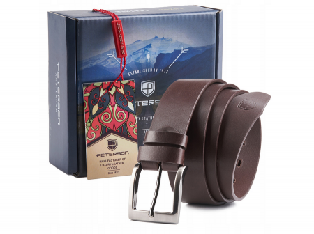  Paski - Curea barbati din piele naturala Peterson PTR-PTN SSK-7-120 BRA