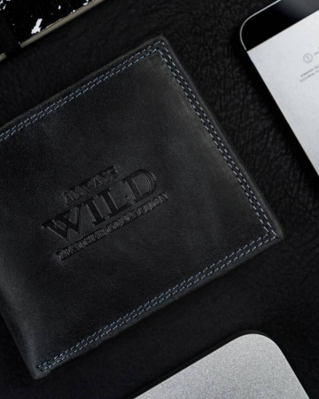 Portofel barbati din piele naturala Always Wild PTR-N0035-CHM-8694 BL [2]