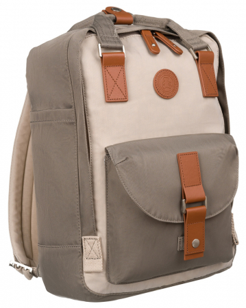 Preferintele clientilor - Genti si Rucsacuri ❤️ - Rucsac sport cu compartiment pentru laptop - LuluCastagnette PTR-NANO GRIS/ECRU