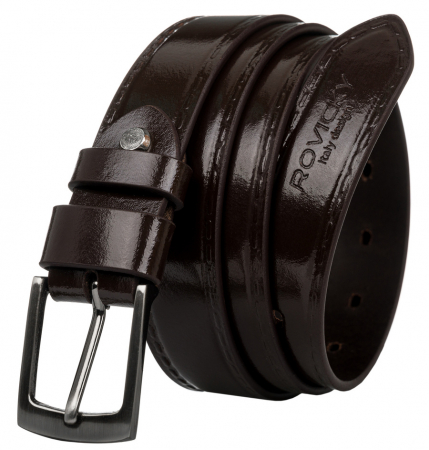 Import - Curea barbati din piele naturala Rovicky PTR-PLW-R-11