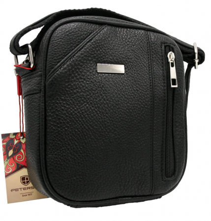 Portfele damskie - Geanta barbati de umar din piele ecologica Peterson PTR-PTN 8023-MACRO-0303