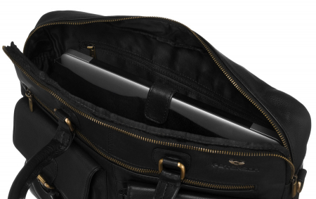 Geanta barbati pentru laptop din piele naturala - Peterson PTR-PTN LAP-15602-NDM BL [5]