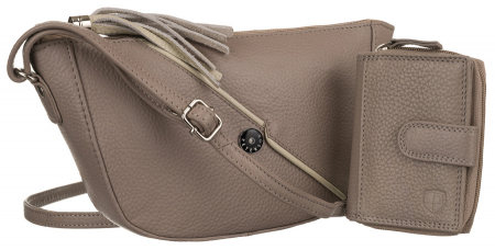 Genti Dama - Geanta de dama din piele naturala cu portofel - Peterson PTR-PTN CF3-DS-5209 DA