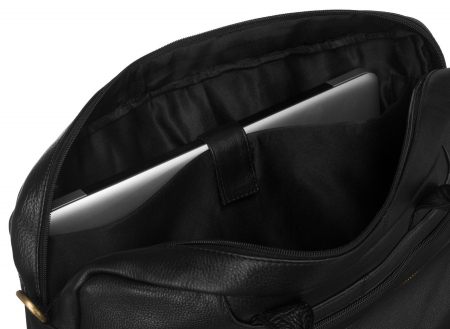 Geanta pentru laptop incapatoare pentru barbati din piele naturala - Peterson PTR-PTN LAP-513-NDM BL [5]