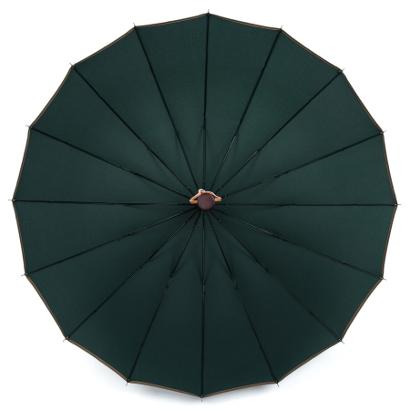 Umbrelă verde elegantă cu baldachin mare - Peterson PTR-PTN UMB-02L-6133 GRE [6]