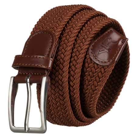 Accesorii Barbati - Curea maro din material sintetic și piele ecologică - Rovicky PTR-R-PAR-PU-115-0994 BR