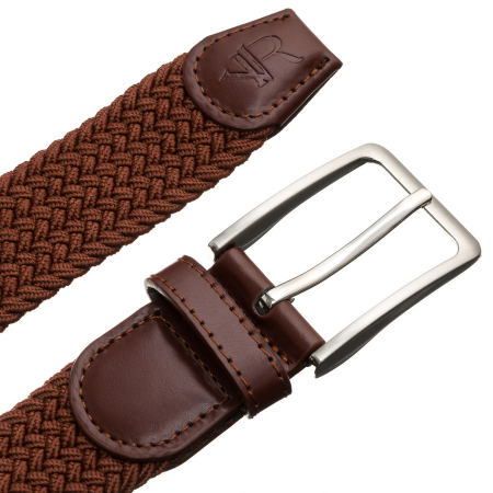Curea maro din material sintetic și piele ecologică - Rovicky PTR-R-PAR-PU-115-0994 BR [3]