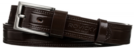 Curea barbati din piele naturala Rovicky PTR-PLW-R-7 90 BRO [1]