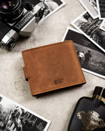 Set cadou portofel barbati din piele naturala si breloc Peterson PTR-PTN SET-M-N992L-CH C [5]