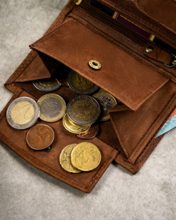 Set cadou portofel barbati din piele naturala si breloc Peterson PTN SET-M-1542-CHM C [9]