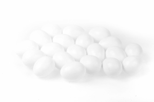 Accesorii - Set oua de plastic porumbei 20buc/punga