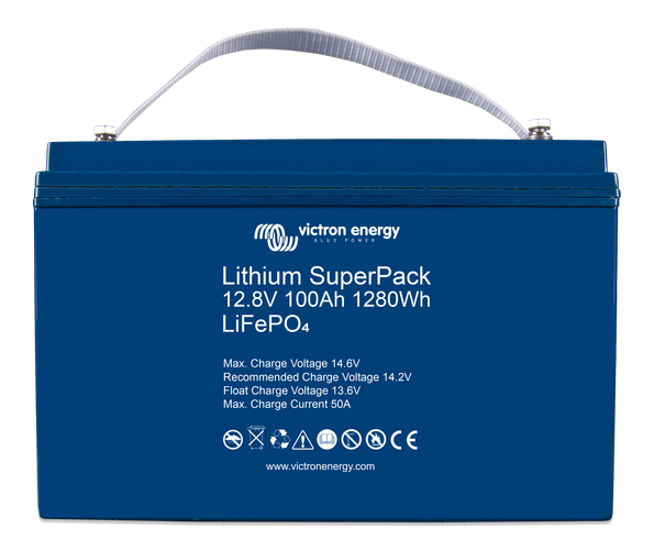 Lithium SuperPack 12,8V/100Ah (M8) High Current-big