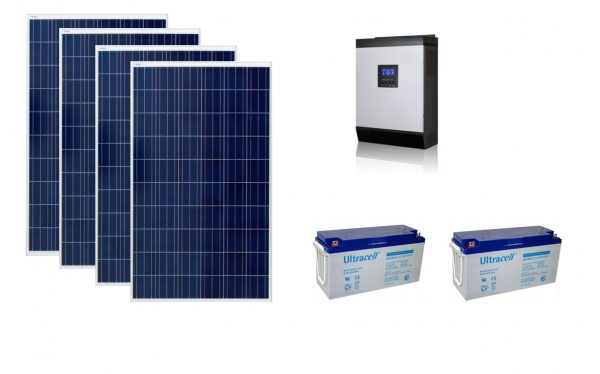 Photovoltaic System Off-grid 1kw Poweracu-big