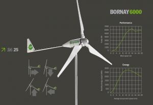 Bornay wind turbine 6000 W 48V 3 blades with digital controller B6000/48 [2]
